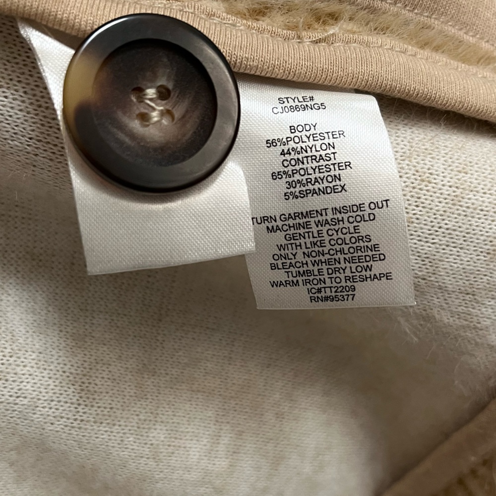 Sanctuary For Anthropologie Camel Herringbone Long Coat - Picture 12 of 13